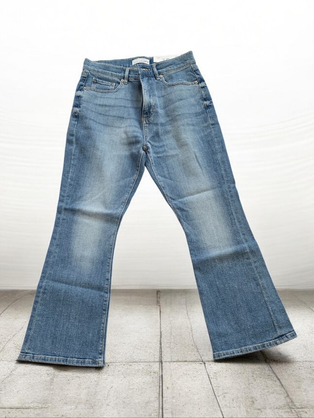 LOFT Discontinued "Made And Loved" High Waist Kick Crop Jeans NWT